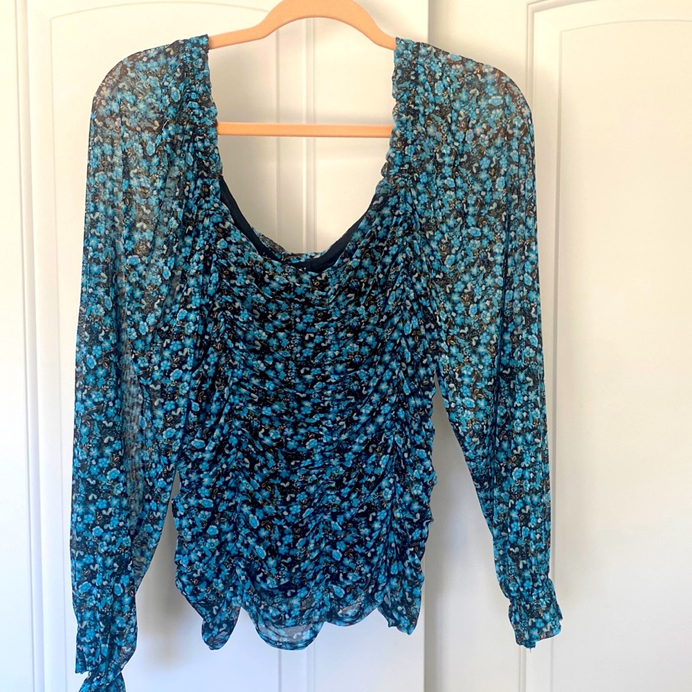 Jane+Delancey Long Sleeve Ruched Top